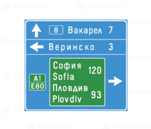 Ж6 Указателна табела